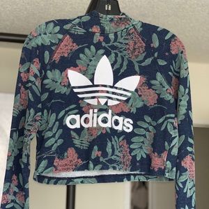 Adidas Floral Crop Top